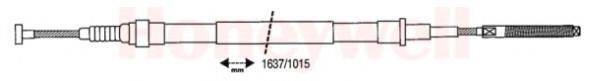 BENDIX 431196B Трос, стоянкова гальмівна система