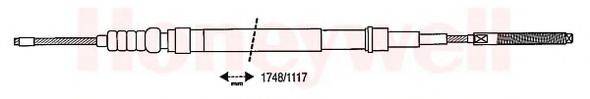 BENDIX 431197B Трос, стоянкова гальмівна система