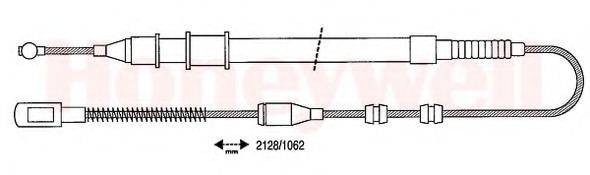 BENDIX 431250B Трос, стоянкова гальмівна система