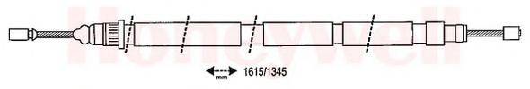 BENDIX 432888B Трос, стоянкова гальмівна система