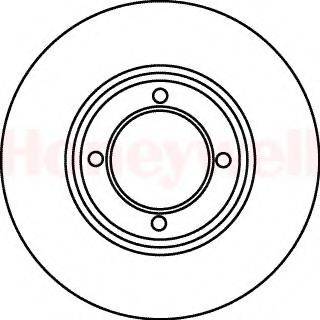 BENDIX 561059B гальмівний диск