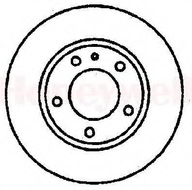 BENDIX 561122B гальмівний диск