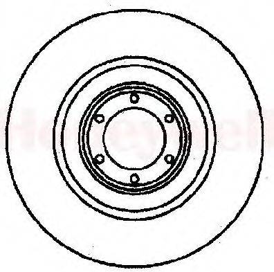 BENDIX 561249B гальмівний диск