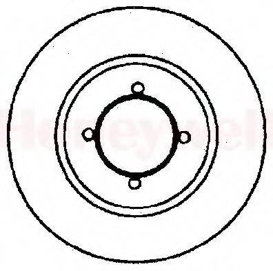 BENDIX 561273B гальмівний диск