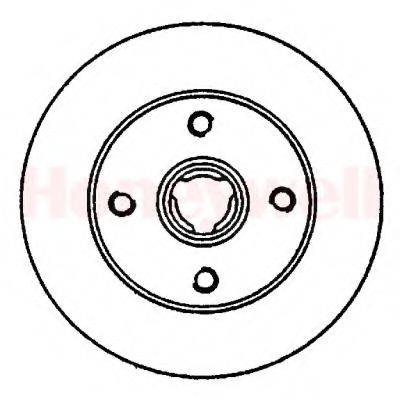 BENDIX 561274B гальмівний диск