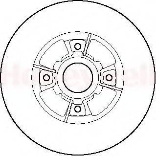 BENDIX 561591B гальмівний диск