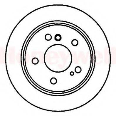 BENDIX 561990B гальмівний диск