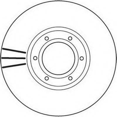 BENDIX 562105B гальмівний диск