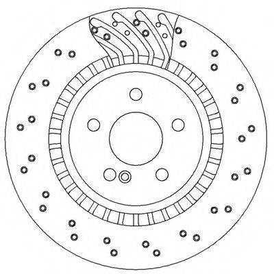 BENDIX 562400B гальмівний диск