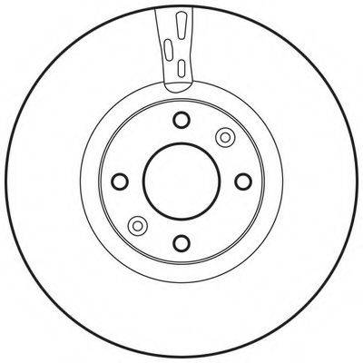 BENDIX 562641BC гальмівний диск