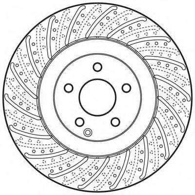 BENDIX 562678BC гальмівний диск