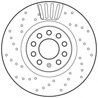 BENDIX 562750BC гальмівний диск