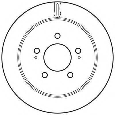 BENDIX 562804BC гальмівний диск