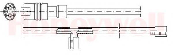 BENDIX 581351 Сигналізатор, знос гальмівних колодок