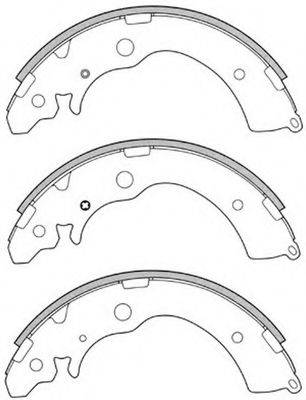 FIT FT0627 Комплект гальмівних колодок