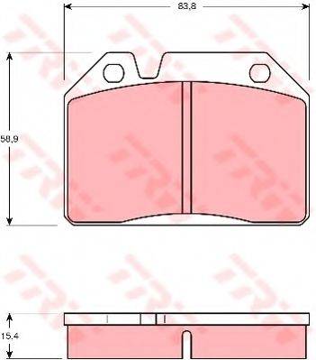 DR!VE+ DP1010100211 Комплект гальмівних колодок, дискове гальмо