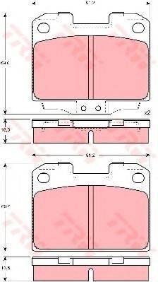 DR!VE+ DP1010100571 Комплект гальмівних колодок, дискове гальмо