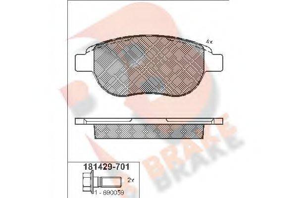 R BRAKE RB1429-701