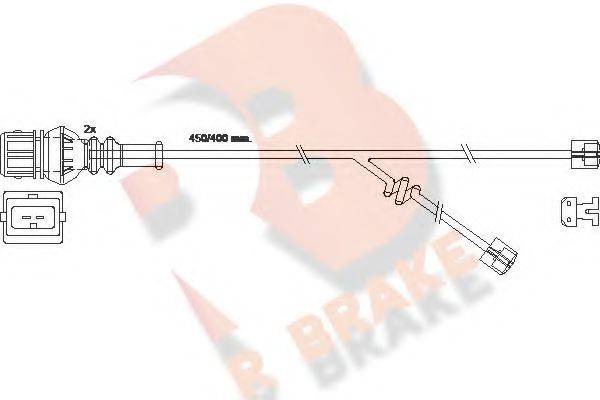 R BRAKE 610355RB Сигналізатор, знос гальмівних колодок