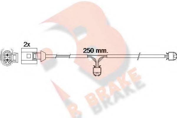 R BRAKE 610477RB Сигналізатор, знос гальмівних колодок