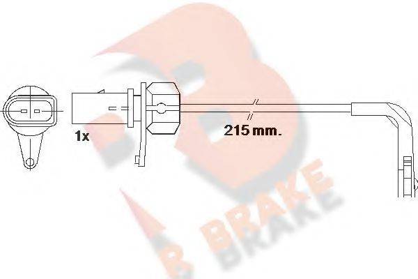 R BRAKE 610508RB Сигналізатор, знос гальмівних колодок