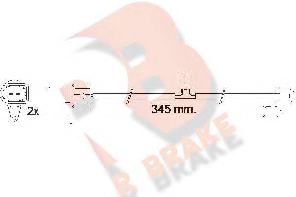 R BRAKE 610544RB Сигналізатор, знос гальмівних колодок