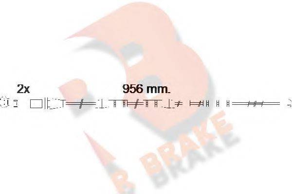 R BRAKE 610556RB Сигналізатор, знос гальмівних колодок