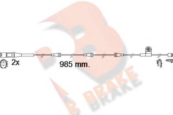 R BRAKE 610621RB Сигналізатор, знос гальмівних колодок