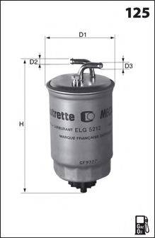 LUCAS FILTERS LFDF133 Паливний фільтр