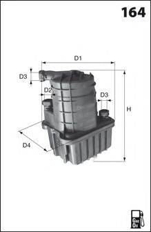 LUCAS FILTERS LFDF146 Паливний фільтр