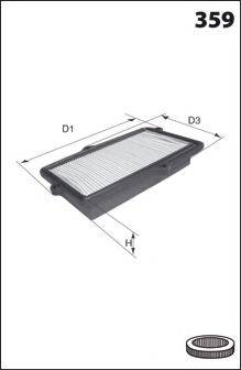 LUCAS FILTERS LFAF403 Повітряний фільтр