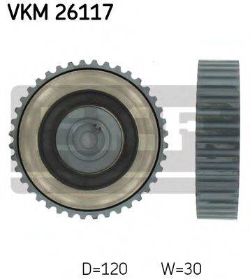 SKF VKM26117 Паразитний / Ведучий ролик, зубчастий ремінь