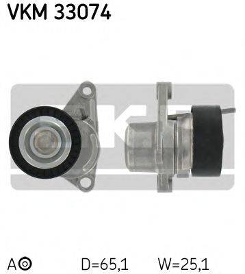 SKF VKM33074 Натяжний ролик, полікліновий ремінь