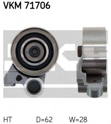 SKF VKM71706 Натяжний ролик, ремінь ГРМ