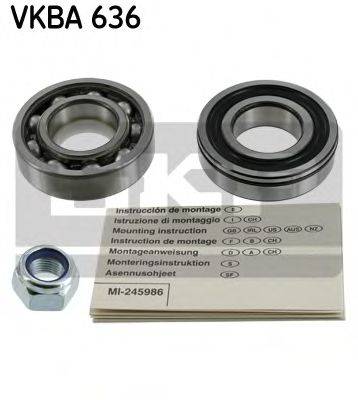 SKF VKBA636 Комплект підшипника маточини колеса