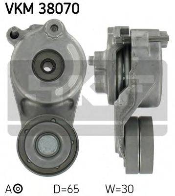 SKF VKM38070 Натяжний ролик, полікліновий ремінь