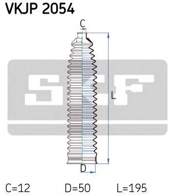 SKF VKJP2054 Комплект пильника, рульове керування