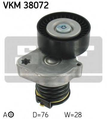 SKF VKM38072 Натяжний ролик, полікліновий ремінь