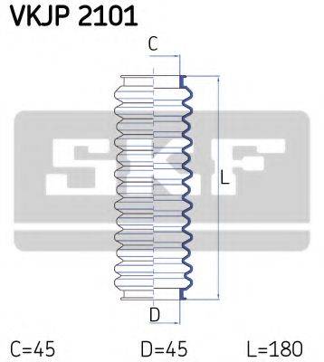 SKF VKJP2101 Комплект пильника, рульове керування