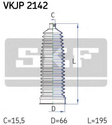 SKF VKJP2142 Комплект пильника, рульове керування