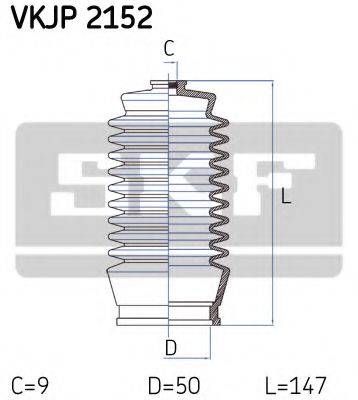 SKF VKJP2152 Комплект пильника, рульове керування