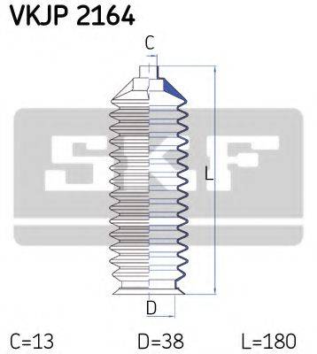 SKF VKJP2164 Комплект пильника, рульове керування