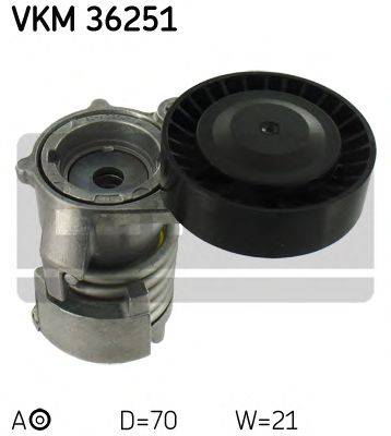 SKF VKM36251 Натяжний ролик, полікліновий ремінь