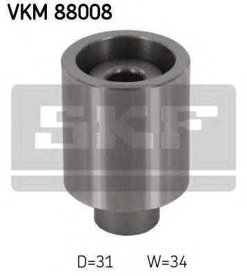 SKF VKM88008 Паразитний / Ведучий ролик, зубчастий ремінь