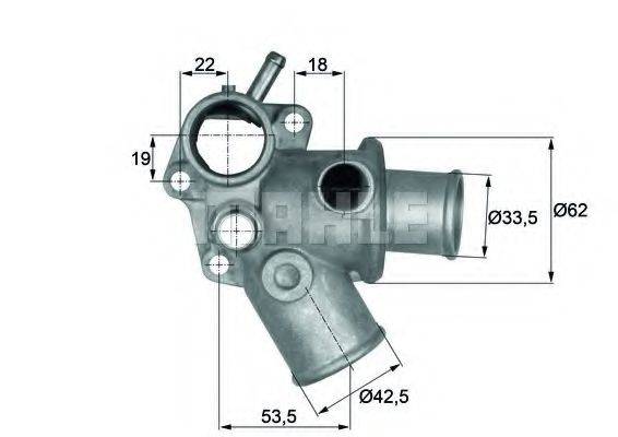 BEHR TI6682D Термостат, охолоджуюча рідина