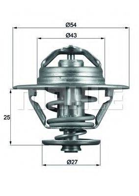 BEHR TX9383D Термостат, охолоджуюча рідина