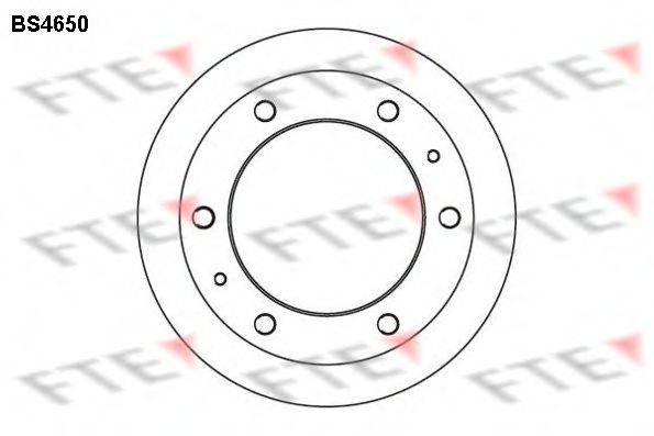 FTE BS4650 гальмівний диск