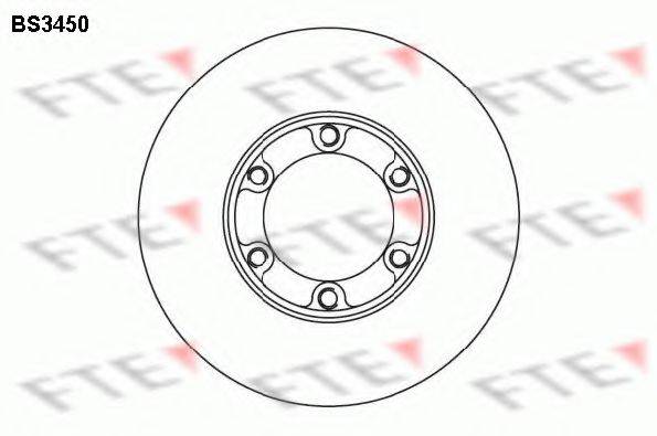 FTE BS3450 гальмівний диск