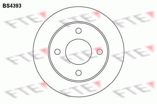 FTE BS4393 гальмівний диск