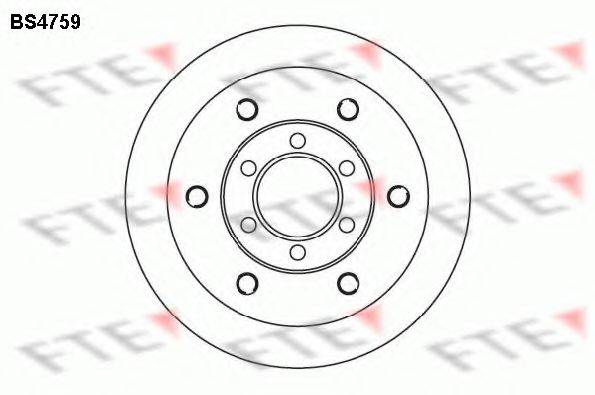 FTE BS4759 гальмівний диск